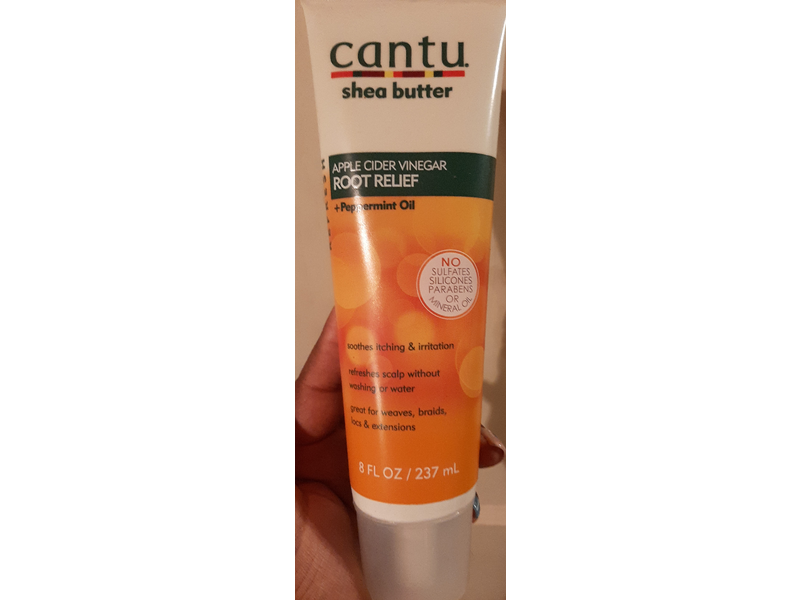 Cantu Root Relief, Apple Cider Vinegar + Peppermint Oil, 8 fl oz/237 mL