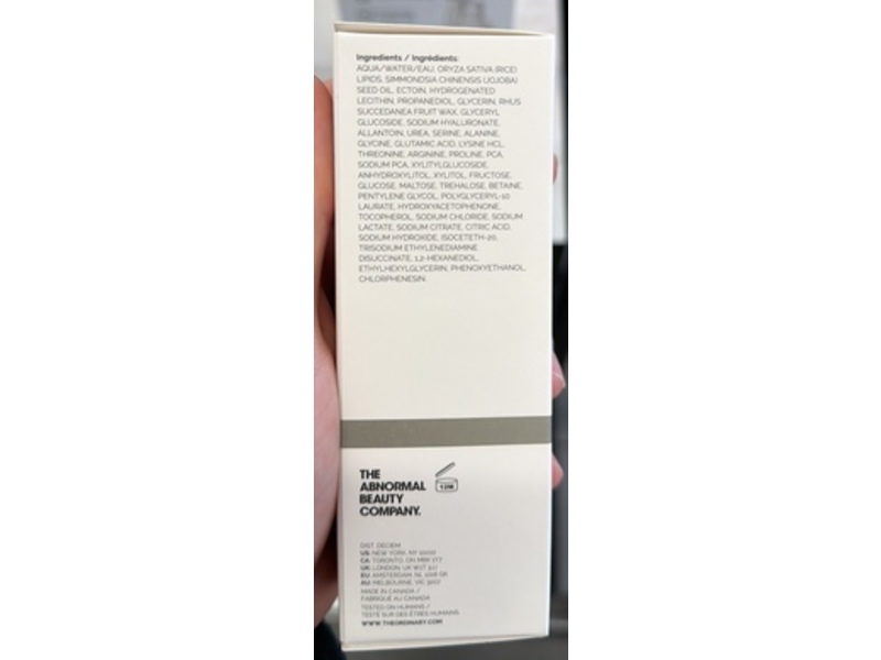 The Ordinary Rice Lipids+Ectoin Microemulsion, 4 fl oz/120 mL