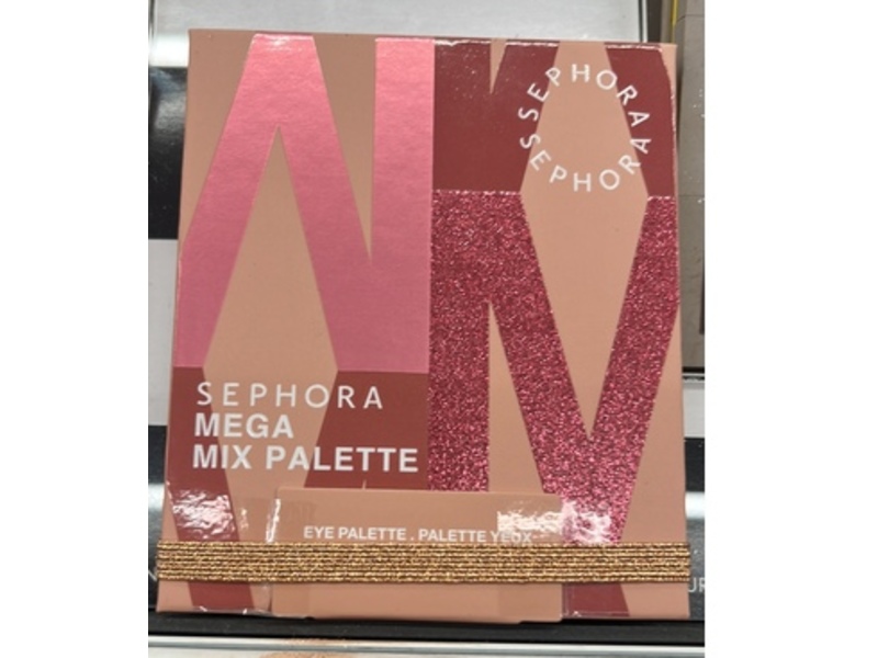 Sephora Mega Mix Eye Palette, Rebellious Rosey Nude, 0.03 fl oz/0.3 g