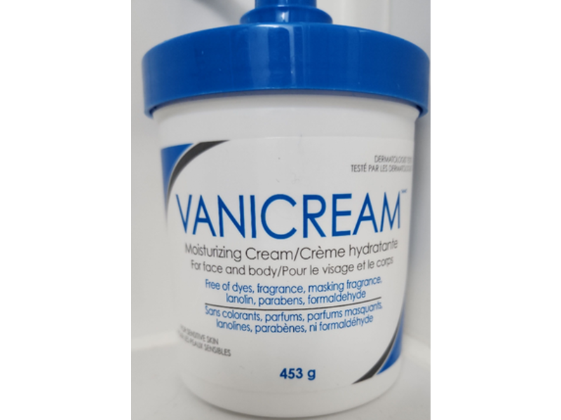 Vanicream Moisturizing Face & Body Cream, 453 g
