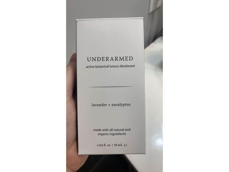 Super Natural Goods Underarmed Deodorant, Lavender + Eucalyptus, 2.63 fl oz/78 mL
