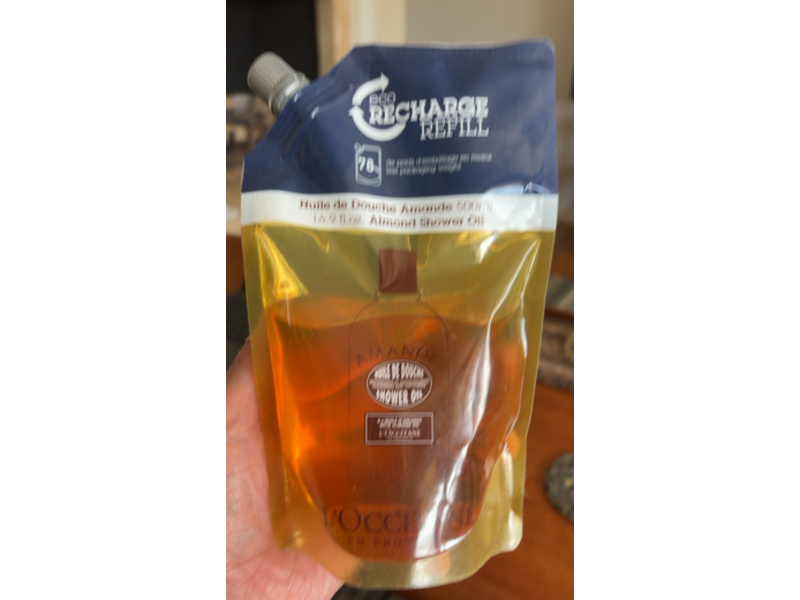 L’Occitane en Provence Almond Shower Oil, 16.9 fl oz/500 mL