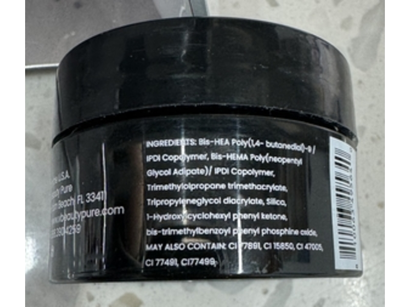 V Beauty Pure Builder Gel, Electric Pink, 0.54 fl oz/15 mL