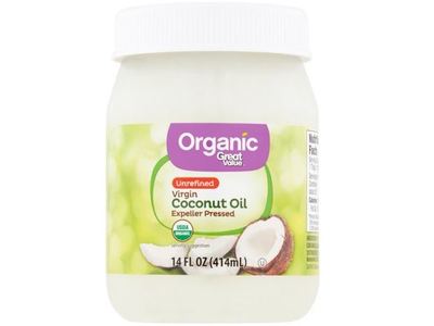 Great Value Organic Unrefined Virgin Coconut Oil, 14 fl oz