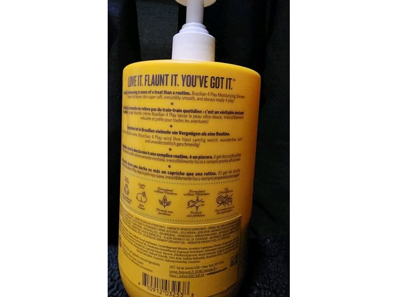 Sol de Janeiro Brazilian-4-Play Moisturizing Shower Cream Gel, 33.8 fl oz/100 mL