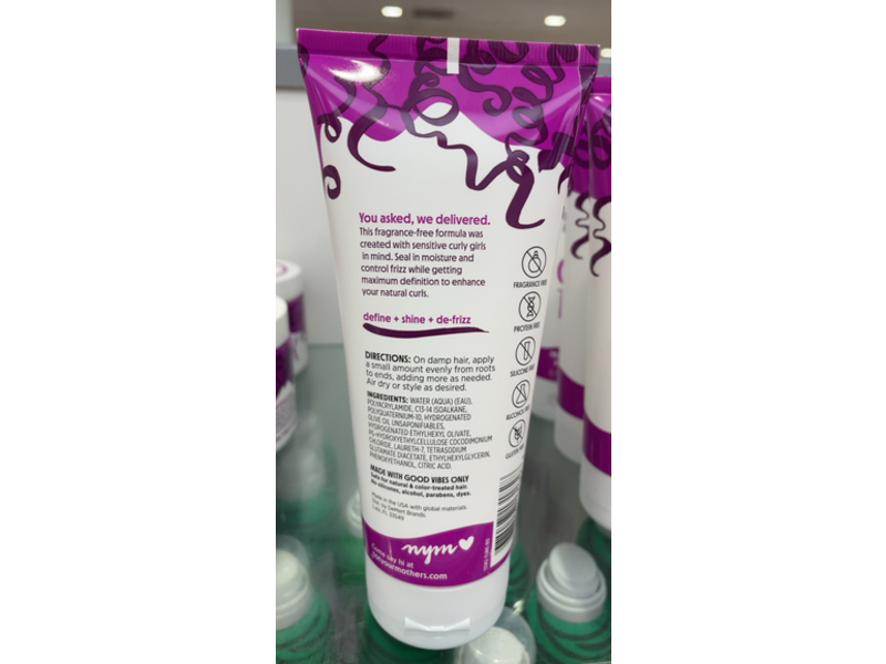 Not Your Mother's Defining Curl Talk Cream, Fragrance Free, 6 fl oz/177 mL