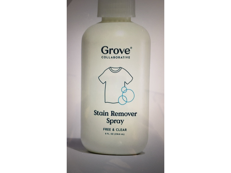 Grove Stain Remover Spray, Free & Clear, 8 fl oz/236.6 mL