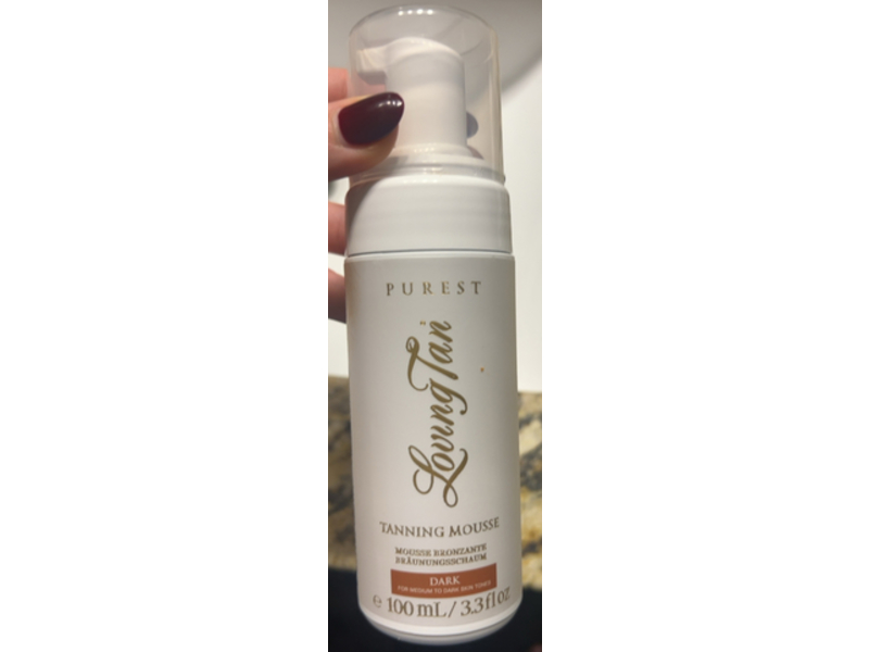 Loving Tan Purest Tanning Mousse, Dark, 3.3 fl oz/100 mL