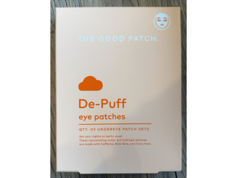 The Good Patch De-Puff Undereye Hydrogel Patches Set, 1.2 oz/34.02 g