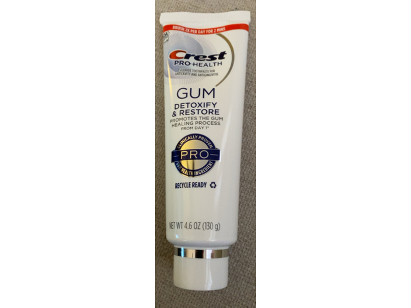Crest Pro-Health Gum Detoxify & Restore Toothpaste, 4.6 oz/130 g