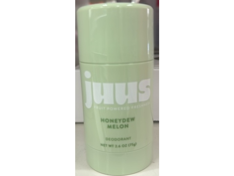 Juus Deodorant Stick, Honeydew Melon, 2.6 oz/75 g