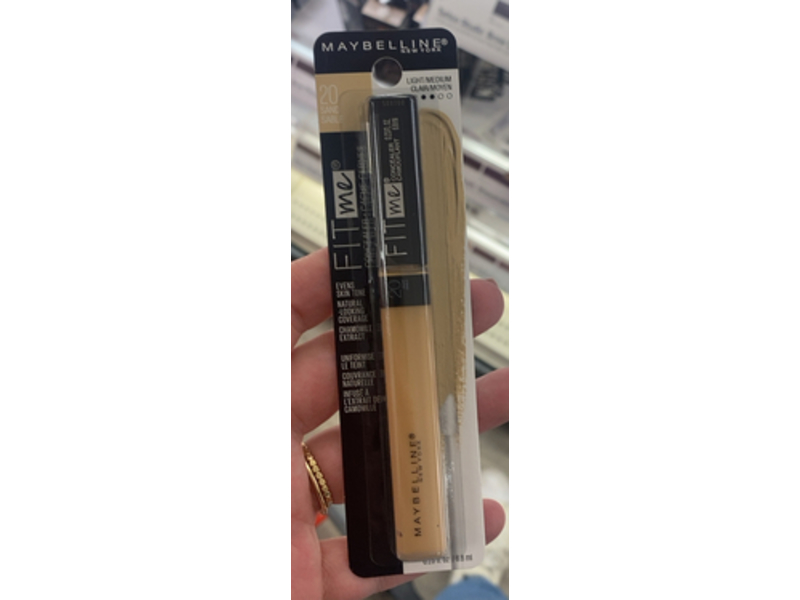 Maybelline Fit Me Concealer, 20 Sand, 0.23 fl oz/6.8 mL