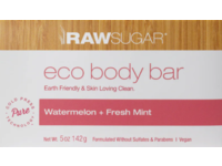 Raw Sugar Eco Body Bar, Watermelon + Fresh Mint, 5 oz/142 g - Image 2