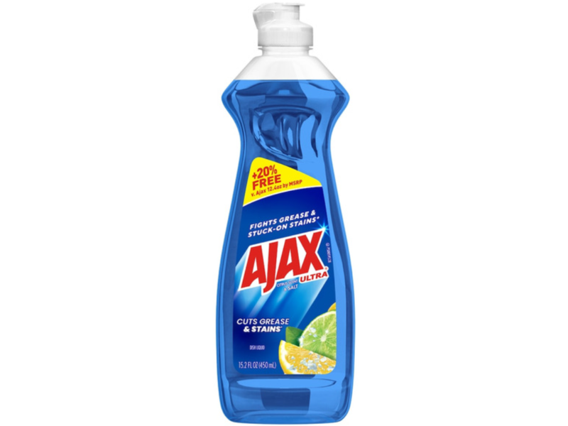 Ajax Ultra Dish Liquid, Citrus Scent & Salt, 15.2 fl oz/450 mL
