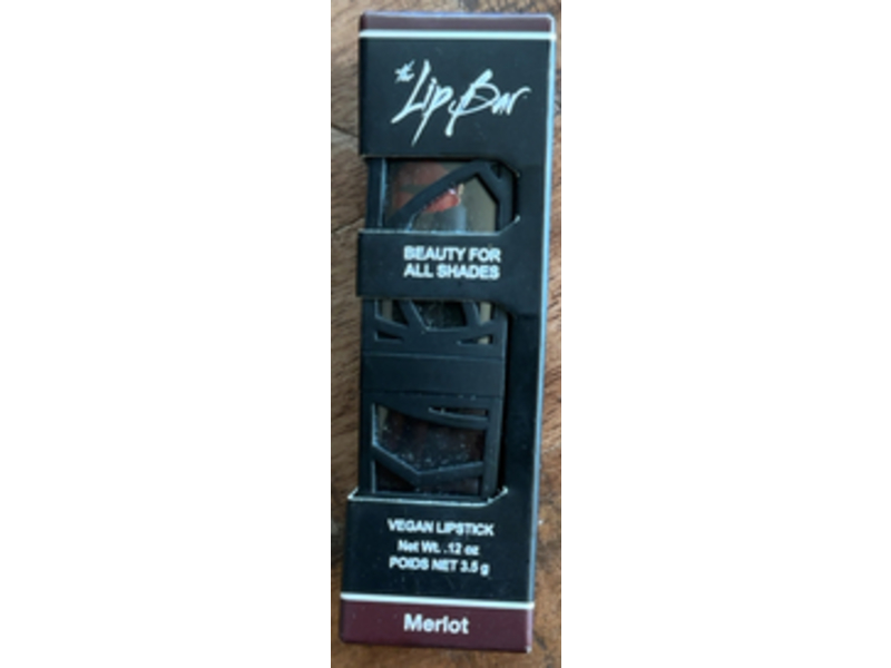 The Lip Bar Vegan Lipstick, Merlot, 0.12 oz/3.5 g