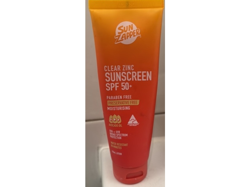 Sun Zapper Clear Zinc Sunscreen, SPF 50+, 100 mL