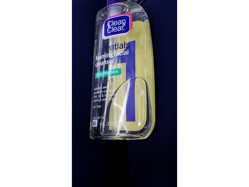 Clean & Clear Essential Foaming Facial Cleanser, 8 oz / 240 ml