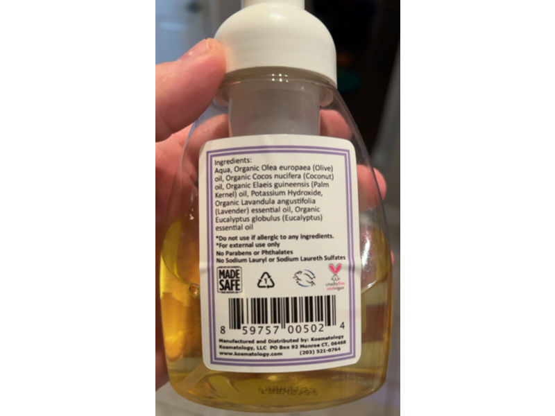 Kosmatology Foaming Hand Soap, Botanical Bliss, 8.5 oz