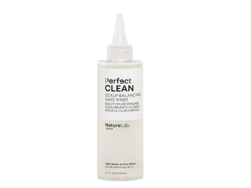 NatureLab Tokyo Perfect Clean Scalp Balancing Sake Rinse, Sake Water & Rice Water, 6.7 fl oz/200 mL