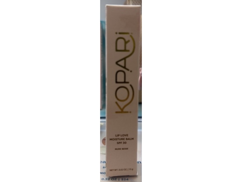 Kopari Lip Love Moisture Balm, Nude Beige, SPF 30, 0.52 oz/15 g