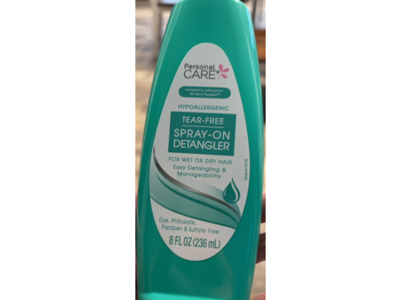 Personal Care Spray On Detangler, 8 fl oz/236 mL