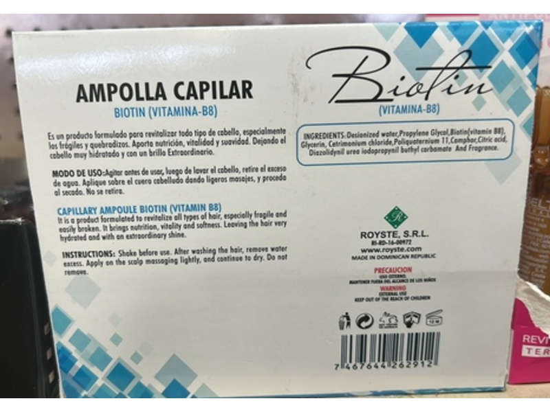 Royste Biotin Ampolla Capilar, 10 mL