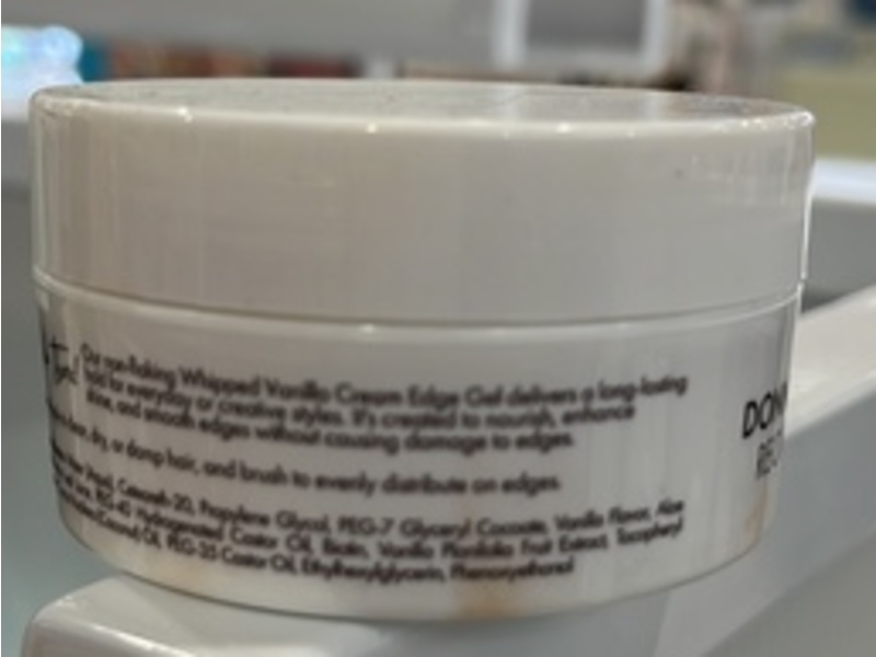 Donna's Recipe Whipped Vanilla Cream Edge Gel, Sweet + Refreshiry, 3 oz/85 g