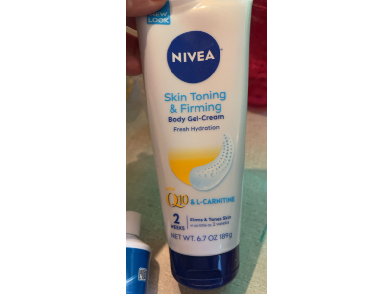 Nivea Skin Toning & Firming Body Gel-Cream, 6.7 oz/189 g, Pack Of 2