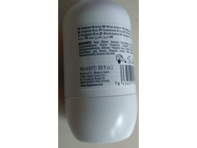 Byphasse 48H Deodorant, Bamboo Extract, 1.69 fl oz/50 mL