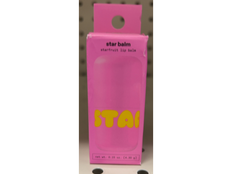 Starface Star Balm Lip Balm, Starfruit, 0.15 oz/4.30 g