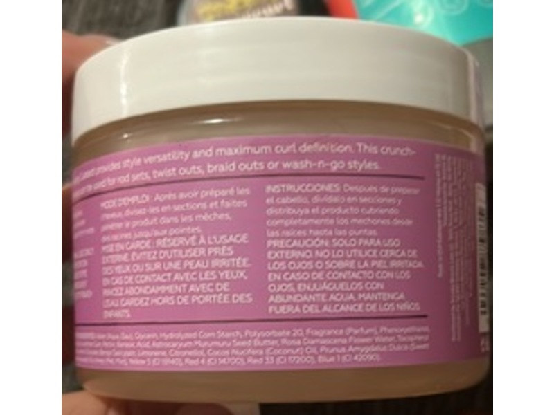 Texture ID Curls Styling Custard, Murumuru Butter + Rose Water + Vitamin E, 12 oz/340 g