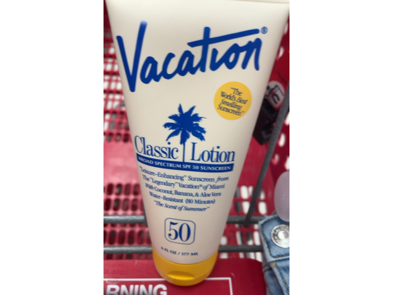 Vacation Classic Lotion, SPF 50, 6 fl oz/177 mL