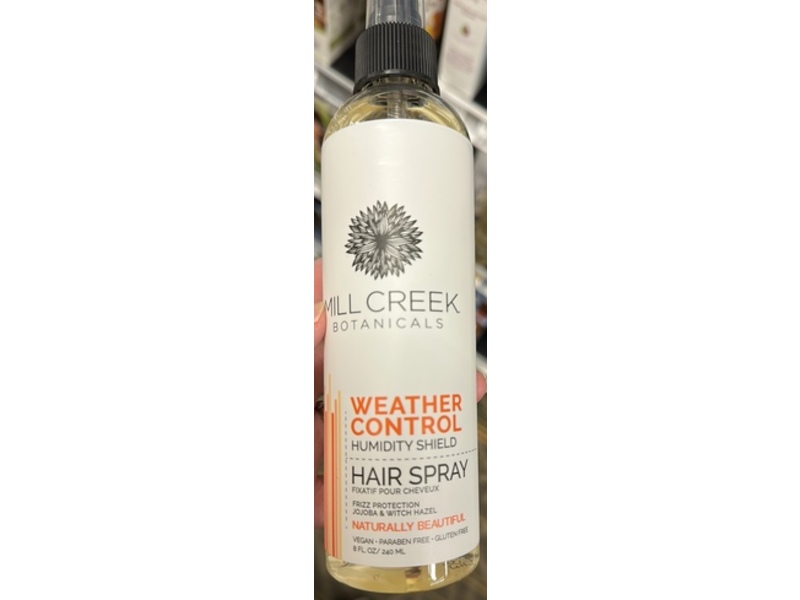 Mill Creek Weather Control Hair Spray, Jojoba & Witch Hazel, 8 fl oz/240 mL
