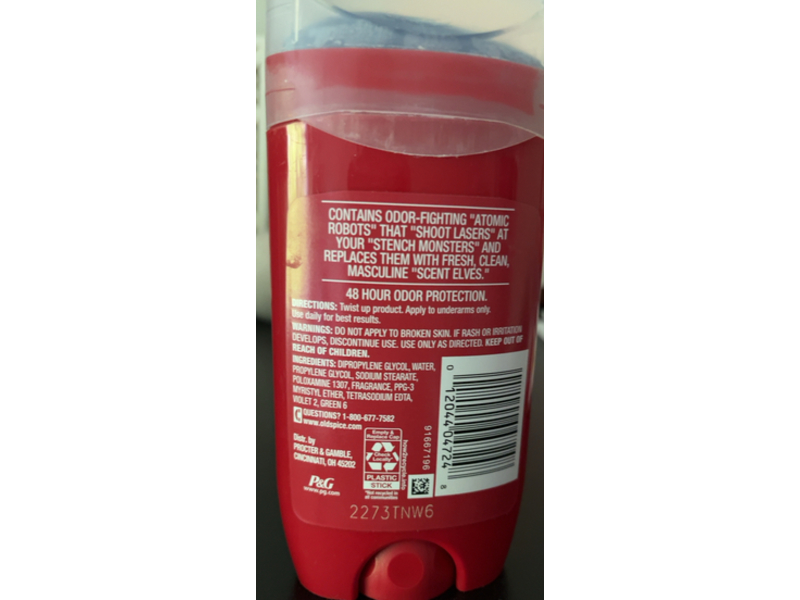 Old Spice High Endurance Deodorant, Sport, 3 oz/85 g