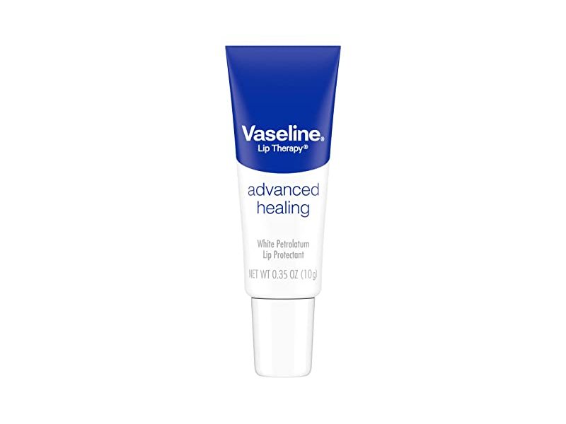 Vaseline Advanced Healing Lip Therapy, White Petrolatum, 0.35 oz/10 g, Pack Of 3