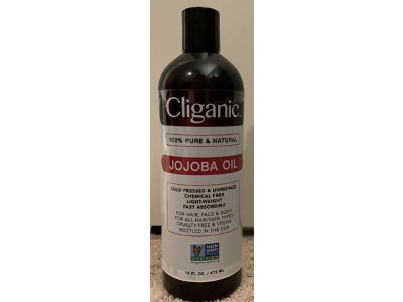 Cliganic Jojoba Oil, 16 fl oz/473 mL