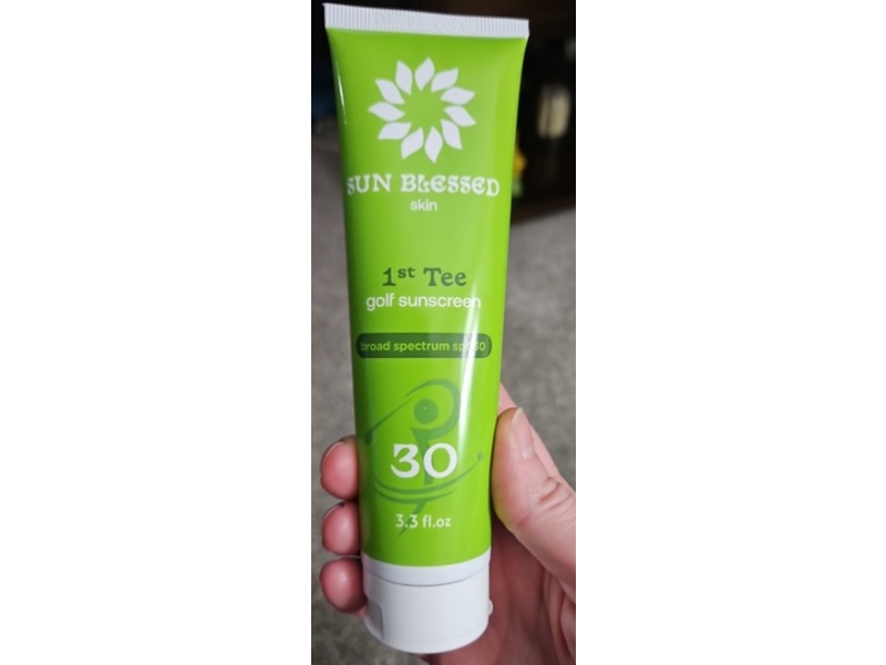 Sun Blessed Skin 1st Tee Golf Sunscreen, SPF 30, 3.3 fl oz
