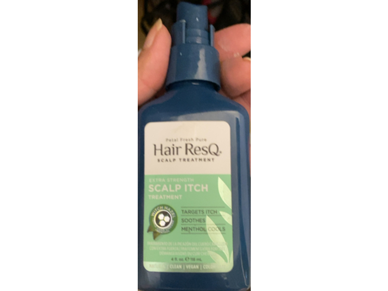 Petal Fresh Hair ResQ Extra Strength Scalp Itch Treatment, 4 fl oz/118 mL