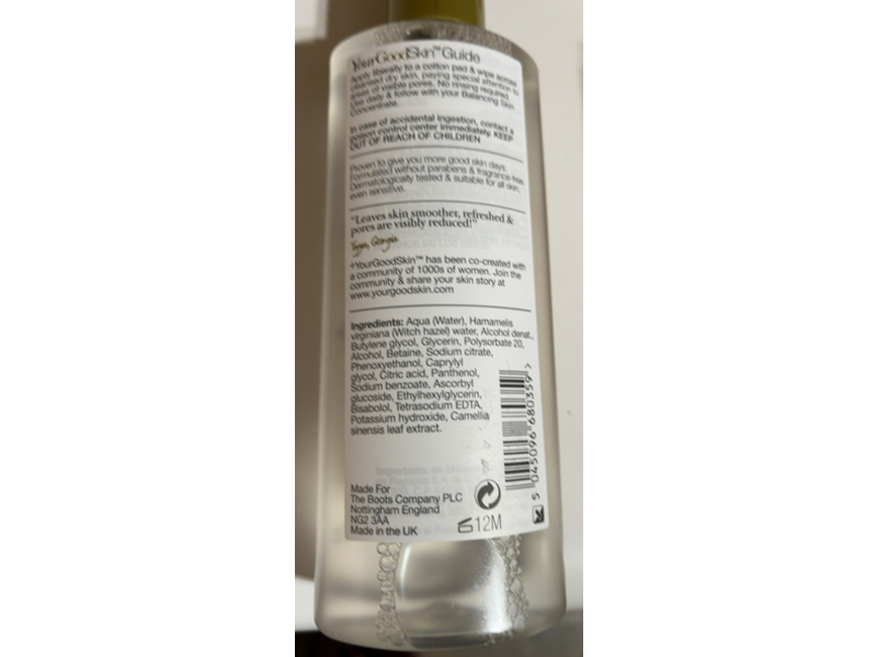 Your Good Skin Pore Minimizing Tonic, 6.7 fl oz/200 mL