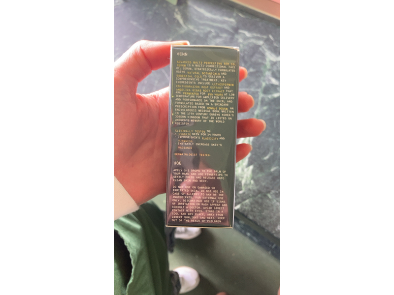 Venn Advanced Multi-Perfecting Red Oil Serum, 1.0 fl oz/30 mL