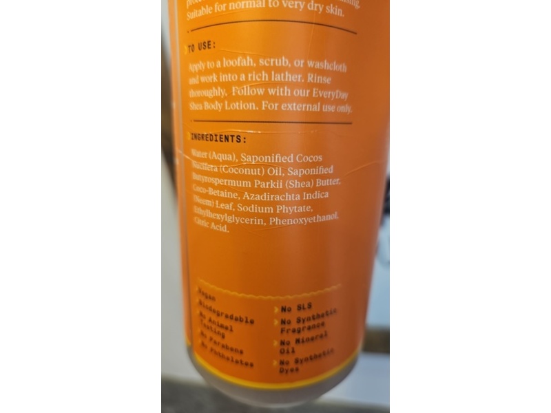 Alaffia Everyday Shea Body Wash, 16 fl oz