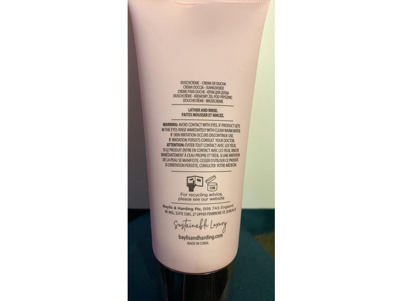 Baylis & Harding Luxury Shower Creme, Jojoba, Vanilla & Almond Oil, 6.7 fl oz/200 mL