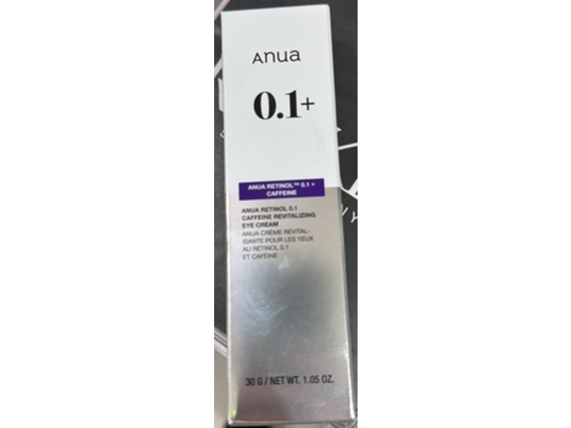 ANUA Revitalizing Eye Cream, Retinol 0.1 Caffeine, 1.05 fl oz/30 g