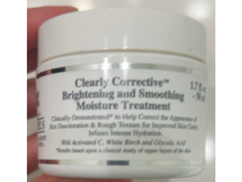 Kiehl's Since 1851 Clearly Corrective Brightening & Smoothing Moisture Treatment, Activated C, White Birch & Glycolic Acid, 1.7 fl oz/50 mL
