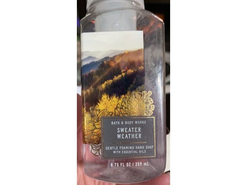 Bath & Body Works Sweater Weather Gentle Foaming Hand Soap, 8.75 fl oz/259 mL
