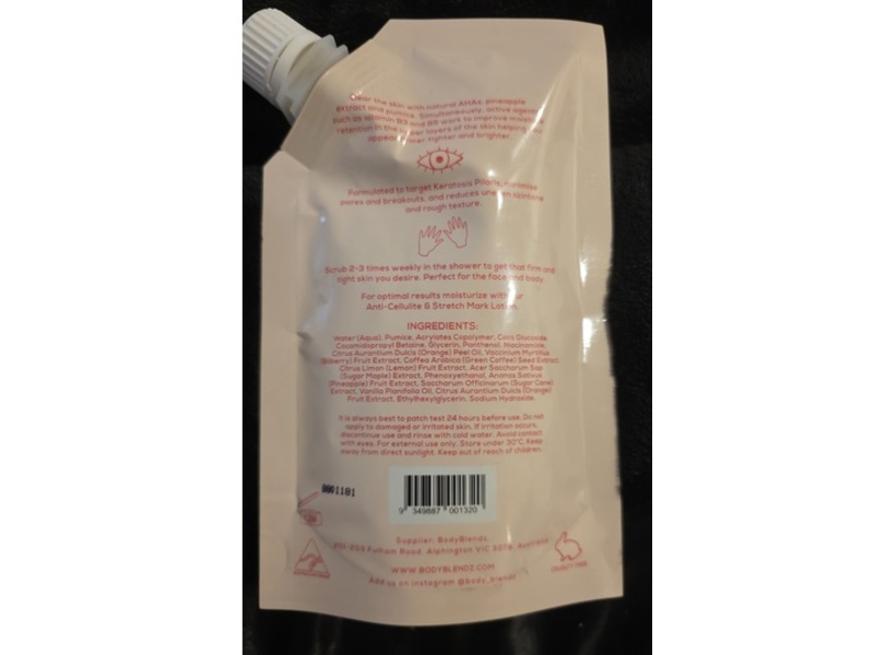 Body Blendz Firming Exfoliant Wash, 5.3 oz/150 g