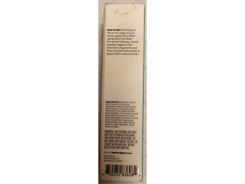 Babe Original Volumizing Eyebrow Filler, Taupe, 0.12 oz/3.3 g