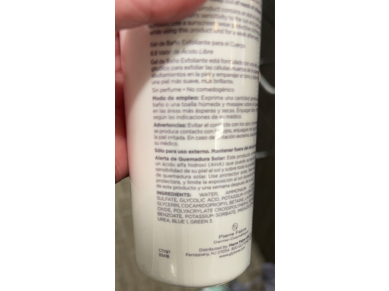 Glytone Body Thearpy Exfoliating Body Wash, Glycolic Acid, 6.7 fl oz/200 mL