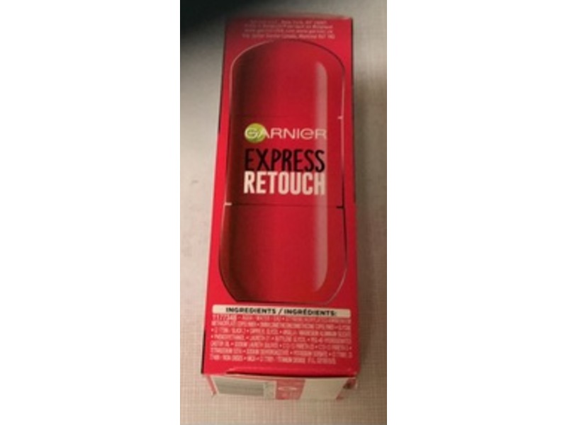 Garnier Express Retouch Gray Hair Concealer, Black, 0.34 fl oz/10 mL