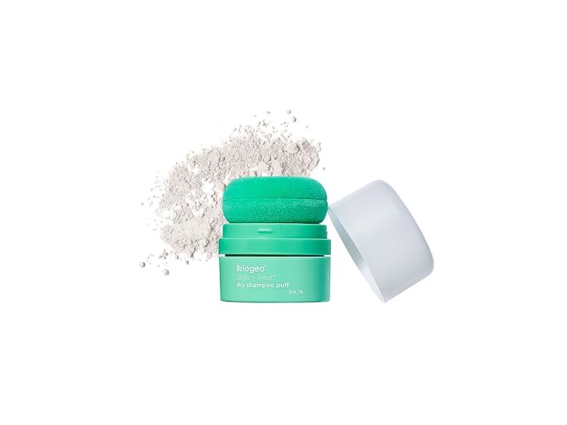 Briogeo Style & Treat Dry Shampoo Puff, Translucent, 0.5 oz/15 g